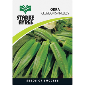 Starke Ayres Okra Variety Vegetable Seeds