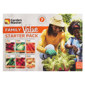 Garden Master Family Value Vegetable Starter Pack Seed