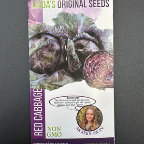 Linda's Original Seeds Red Cabbage Seed