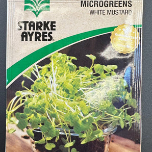 Starke Ayres White Mustard Microgreens Seed